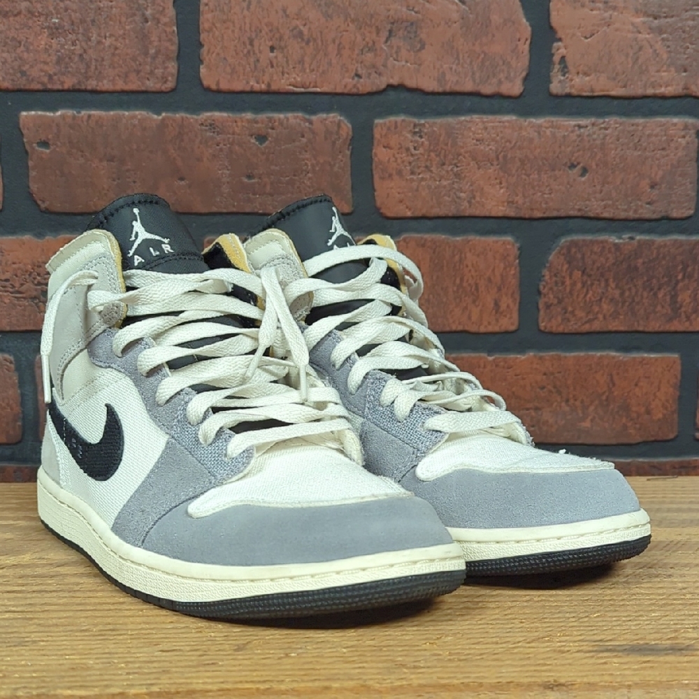 Nike Air Jordan Gray and Black Sneakers